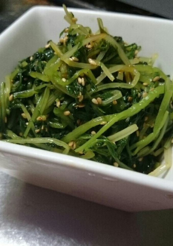 水菜と三つ葉の簡単おひたし-レシピのメイン写真