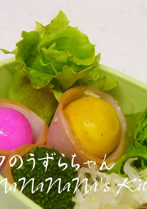 お弁当に♡ピンクのうずらちゃん-レシピのメイン写真