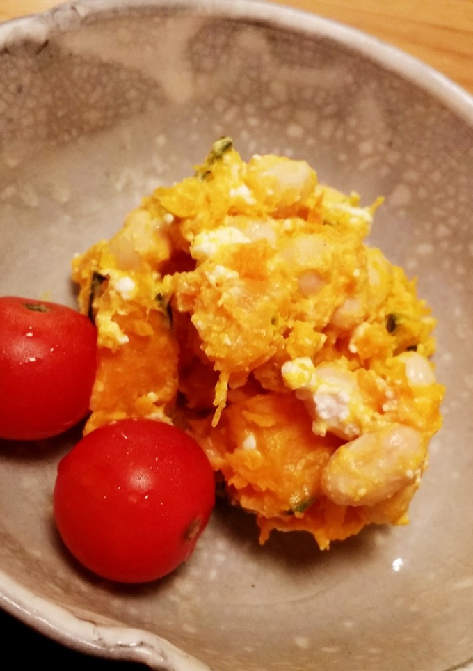 かぼちゃと豆のデリ風サラダ-レシピのメイン写真