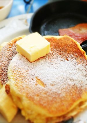 リコッタなくても☆ビルズ風パンケーキ-レシピのメイン写真