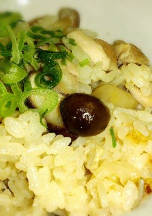 鶏ときのこの炊き込みご飯-レシピのメイン写真
