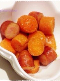 お弁当に☆にんじんウインナーのカレー炒め-レシピのメイン写真