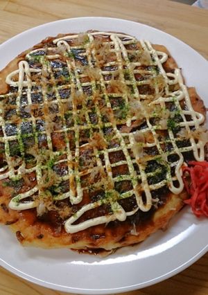 節約♬豆腐＆豆乳♡モヤシお好み焼き-レシピのメイン写真