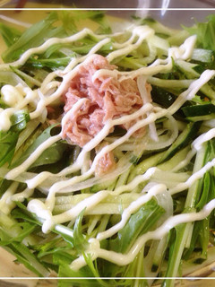 暑〜い夏に 簡単サラダうどん-レシピのメイン写真