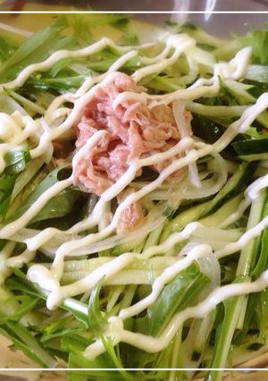 暑〜い夏に 簡単サラダうどん-レシピのメイン写真