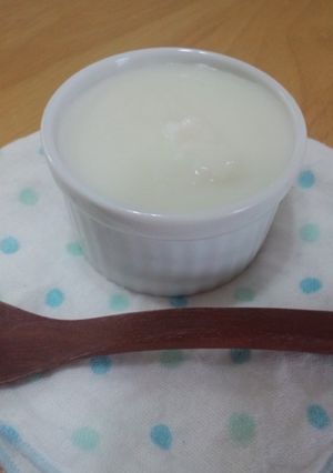 粉ミルクプリン*離乳食*中期*-レシピのメイン写真