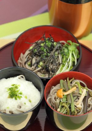 3種の味をたのしむ小盛りそば-レシピのメイン写真