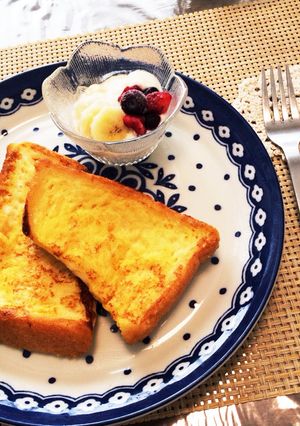 5分で簡単！ふわとろフレンチトースト♡-レシピのメイン写真