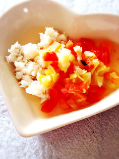 離乳食中期 鯛の野菜あんかけ-レシピのメイン写真