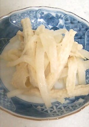 大根と植物タンパクの豆乳和え-レシピのメイン写真