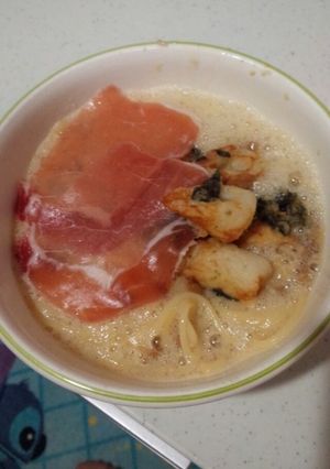 ランチに！簡単冷製とろろパスタ！-レシピのメイン写真