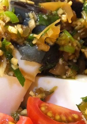薬味たっぷり　ピータン豆腐-レシピのメイン写真