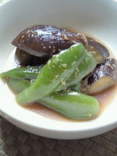 那須とピーマンの煮浸し-レシピのメイン写真