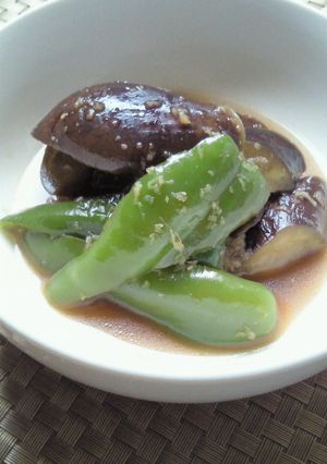 那須とピーマンの煮浸し-レシピのメイン写真