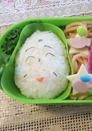 キャラ弁 ちびまる子 友蔵-レシピのメイン写真