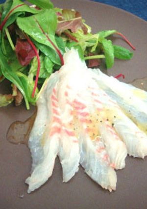 鯛のカルパッチョ-レシピのメイン写真