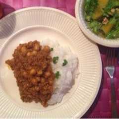 รูปของ ひよこ豆のキーマカレー