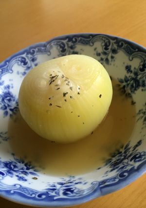 @玉ねぎ丸っとスープ-レシピのメイン写真
