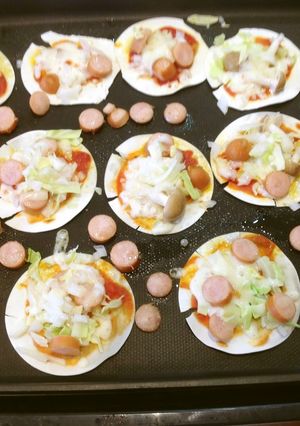 餃子の皮でパリパリピザ-レシピのメイン写真