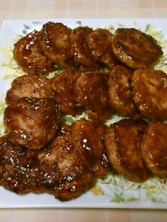 豚挽き肉ともやしの照り焼きつくね-レシピのメイン写真
