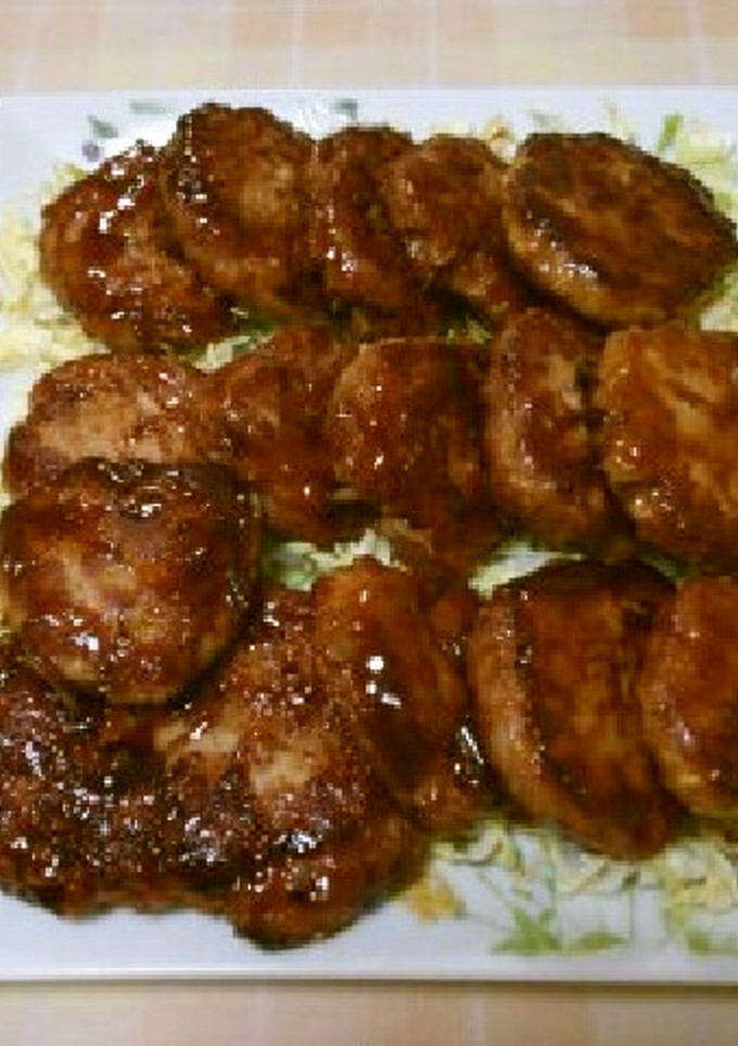 豚挽き肉ともやしの照り焼きつくね-レシピのメイン写真