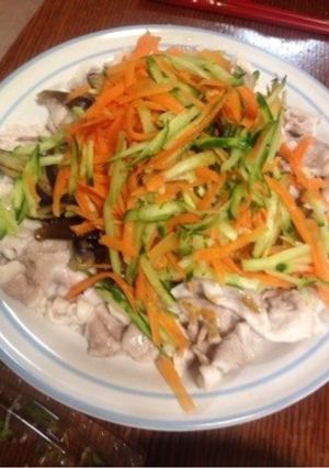 野菜たーっぷり。しゃぶしゃぶサラダ-レシピのメイン写真