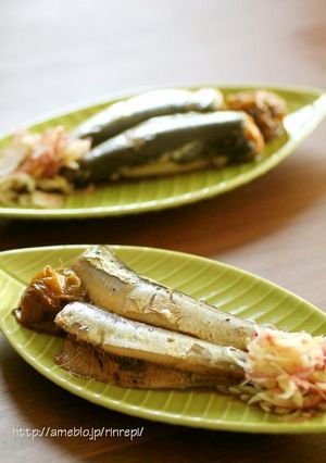 骨まで食べようイワシの梅ブランデー煮-レシピのメイン写真