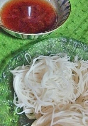梅ﾀﾞﾚ そうめん-レシピのメイン写真