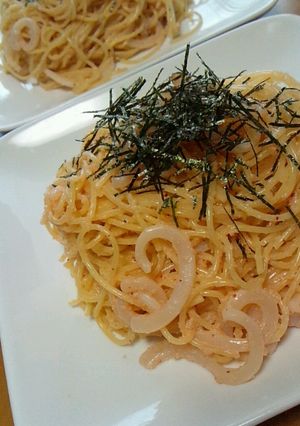 イカと明太子のクリームパスタ★-レシピのメイン写真