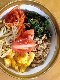 鶏そぼろビビンバ丼☆-レシピのメイン写真