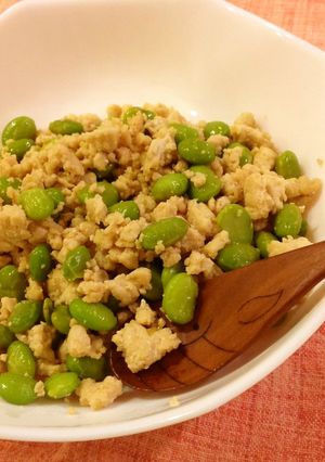 枝豆のそぼろ煮-レシピのメイン写真