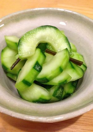 美味♡摘果メロンのお漬物（小さなメロン）-レシピのメイン写真