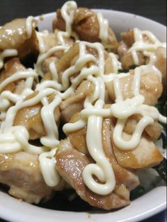 鶏マヨ丼-レシピのメイン写真