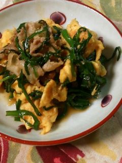 簡単☆豚肉とニラと卵の炒めもの-レシピのメイン写真