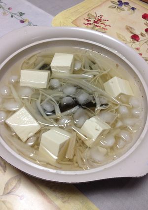 食欲がない暑い夏に☀️冷たい鍋-レシピのメイン写真