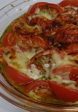 体を冷さない！トマトチーズ温サラダ-レシピのメイン写真
