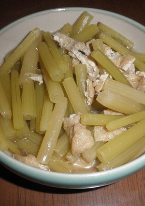 ふきと油揚げの煮物-レシピのメイン写真