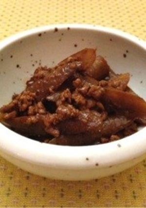 肉味噌ごぼう-レシピのメイン写真