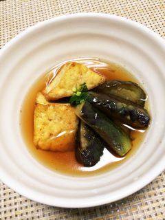 5分で簡単!ナスと厚揚げの煮浸し★-レシピのメイン写真
