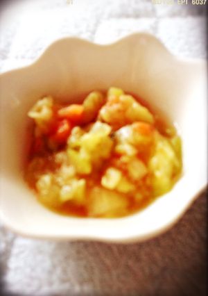 離乳食中期 茄子のトマト煮-レシピのメイン写真