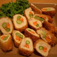 รูปของ ２色チーズチキンカツ