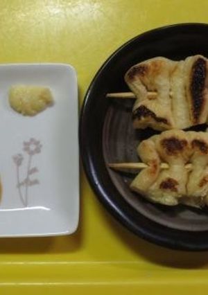 油揚げを串に刺して焼くだけ-レシピのメイン写真