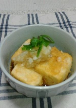 めんつゆで簡単♪うちの揚げ出し豆腐☆-レシピのメイン写真