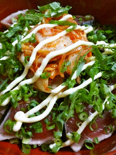 キムチとカツオのタタキ丼-レシピのメイン写真