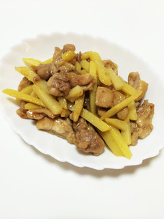 簡単♬鶏ももじゃが炒め-レシピのメイン写真