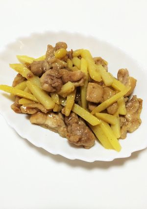 簡単♬鶏ももじゃが炒め-レシピのメイン写真