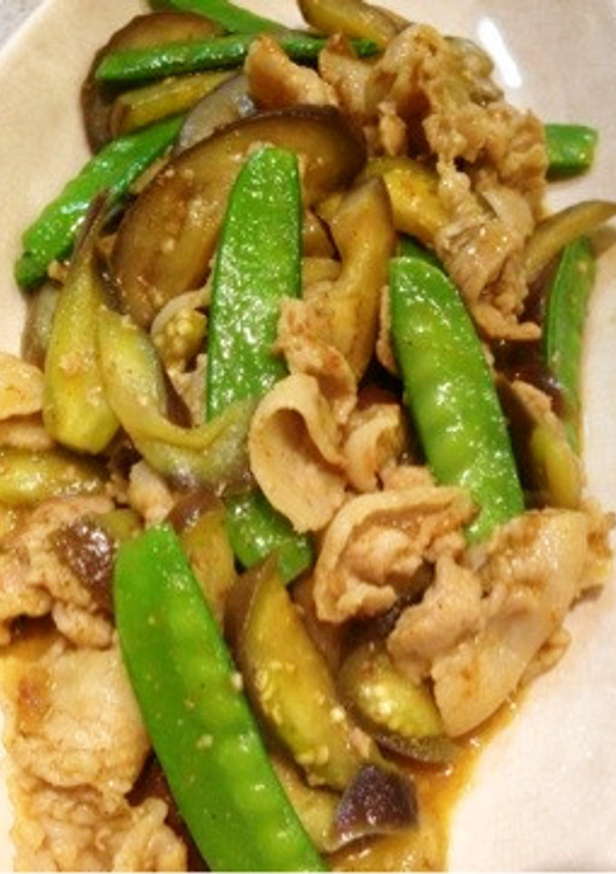 茄子と豚肉のカレー炒め-レシピのメイン写真
