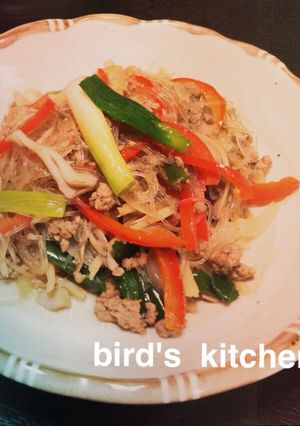 韓国料理のチャプチェ-レシピのメイン写真