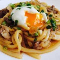รูปของ レンジで簡単＊すき焼き風うどん