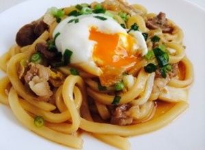 レンジで簡単＊すき焼き風うどん-レシピのメイン写真